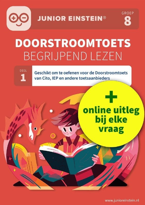 Doorstroomtoets begrijpend lezen deel 1 (groep 8), Boeken, Schoolboeken, Ophalen, Zo goed als nieuw, Overige niveaus, Nederlands