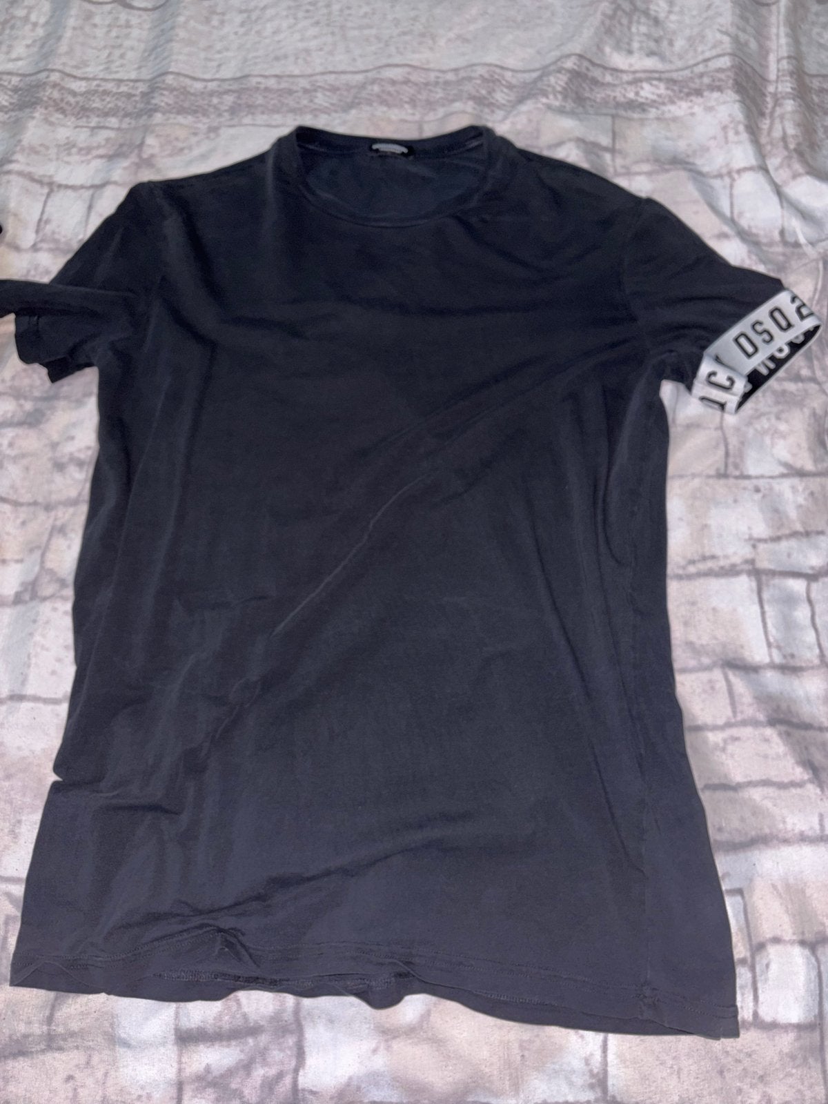 Dsquared2 T-shirt maat S, Ophalen of Verzenden, Zo goed als nieuw, Maat 46 (S) of kleiner, Zwart