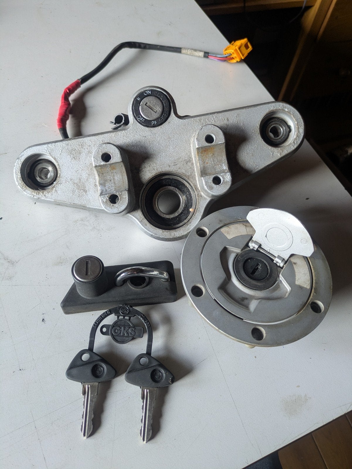 BMW r1100gs slotenset, Ophalen of Verzenden, Gebruikt