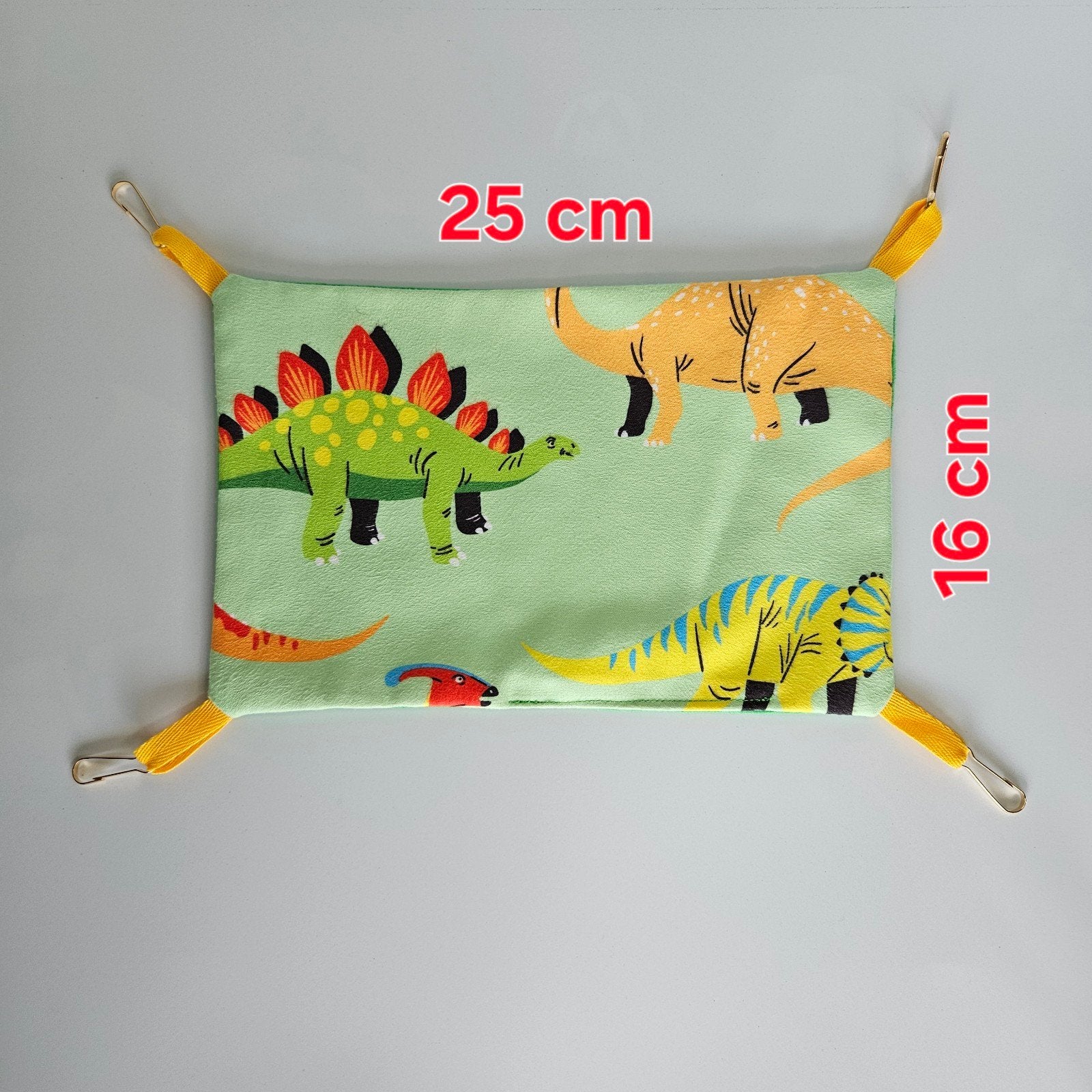 Handgemaakte hangmat met dinosaurusprint 25 x 16 cm, Sieraden, Tassen en Uiterlijk, Toilettassen, Ophalen of Verzenden, Nieuw