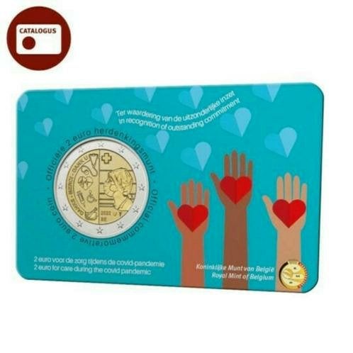 sets Coincards Belgie 2021-2022-2023-2024-2025, Ophalen of Verzenden, België, 2 euro, Losse munt