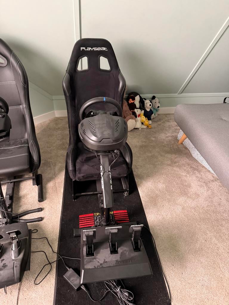 Playseat Evolution Suède met Thrustmaster T300 RS GT, Spelcomputers en Games, Ophalen, Zo goed als nieuw, Controller, Sony PlayStation
