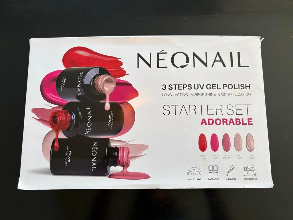 Neonail starterset + 3 extra kleuren, Ophalen of Verzenden, Zo goed als nieuw, Overige typen