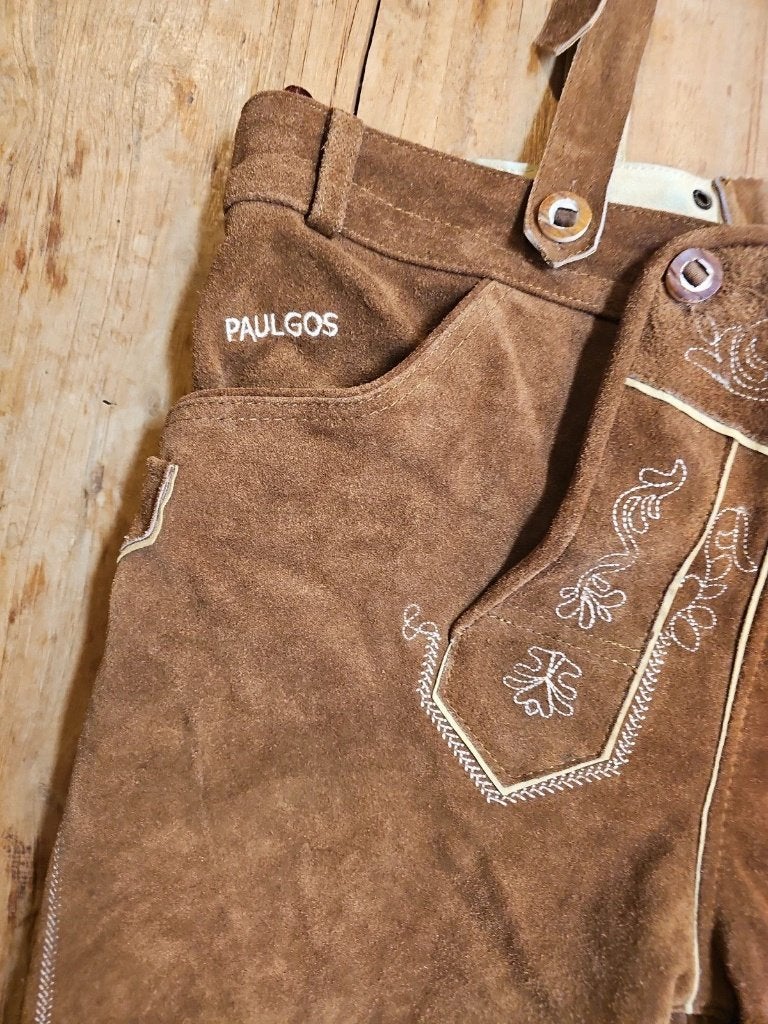 Echte lederhosen maat 54, Maat 52/54 (L), Paulgos, Djt@dejuistetoon.eu, Ophalen of Verzenden