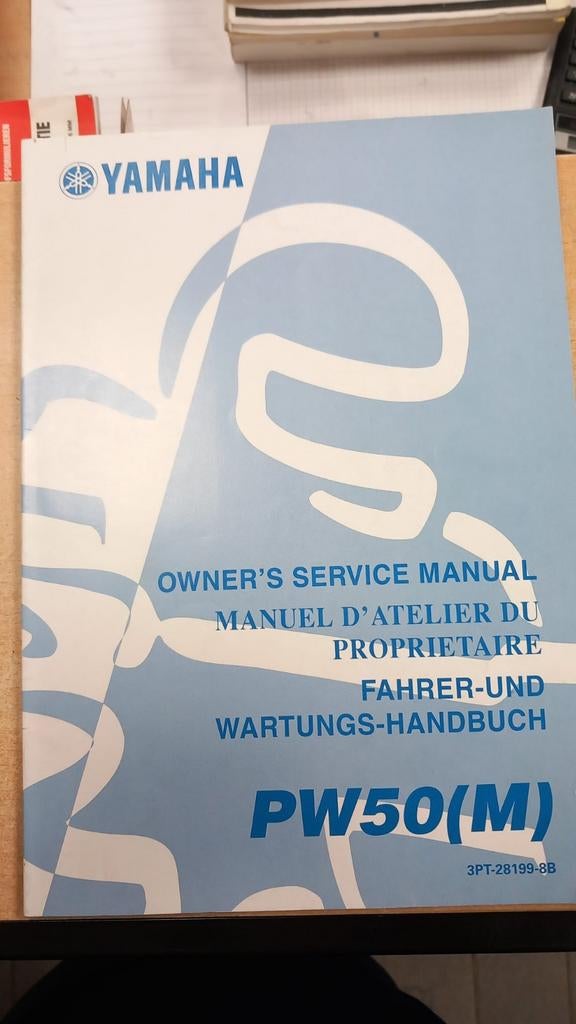 Yamaha PW50(M) Handleiding 1999, Ophalen of Verzenden