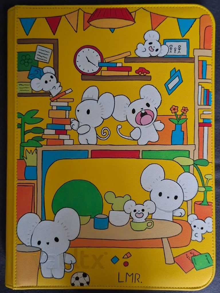 custom pokemon binder maushold, Ophalen of Verzenden, Nieuw, Overige typen
