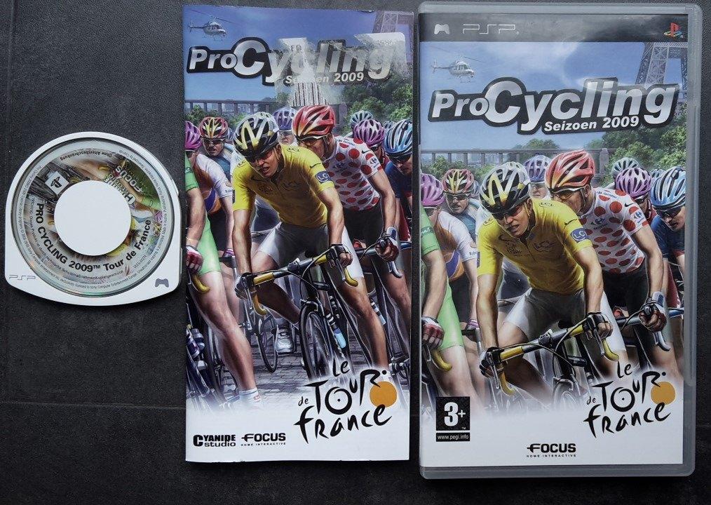 PSP - Pro Cycling Seizoen 2009 - Tour De france Wielrennen, 1 speler, Ophalen of Verzenden, Zo goed als nieuw, Vanaf 3 jaar