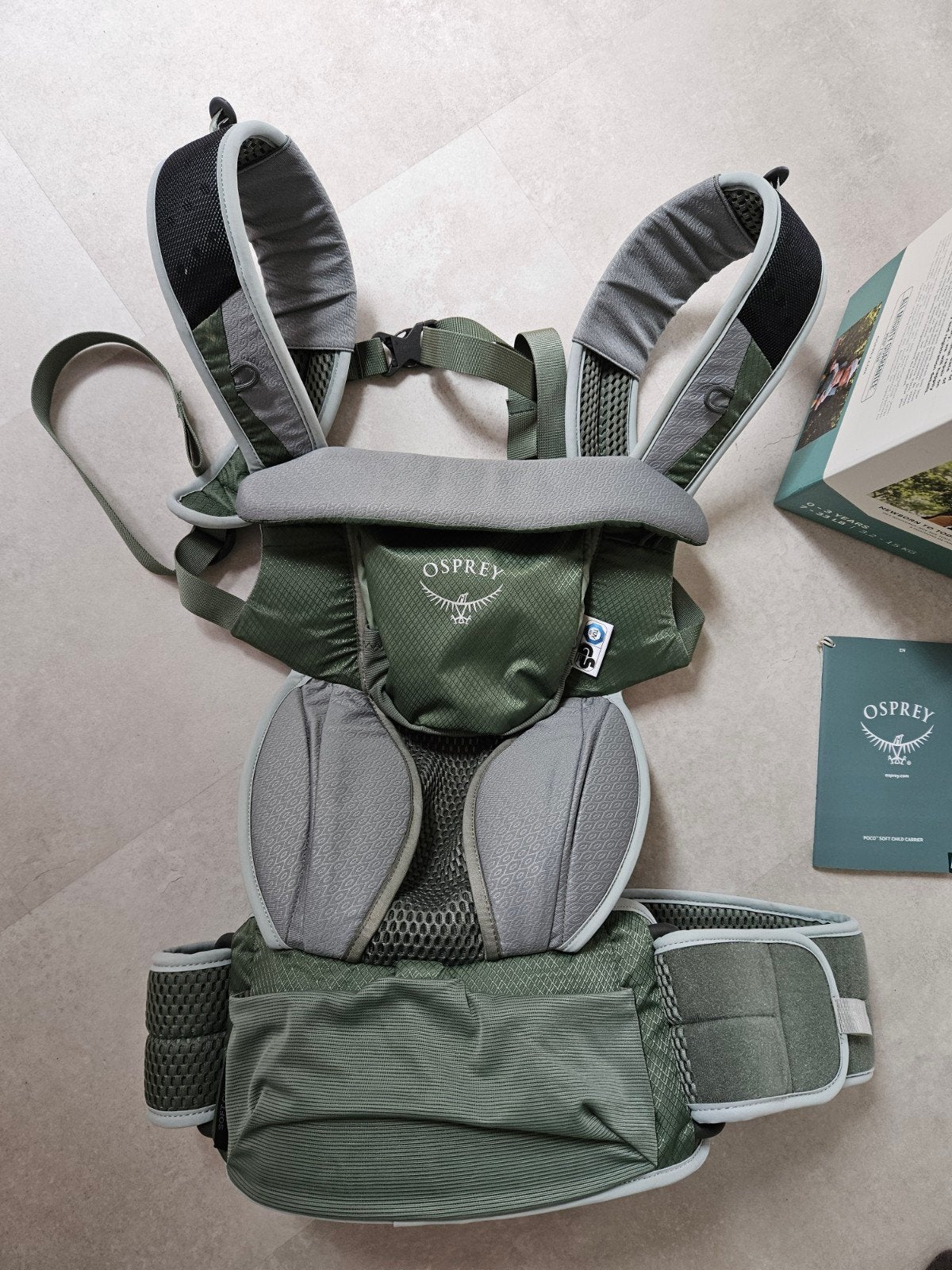 Osprey Poco Soft Child Carrier (z.g.a.n.), Kinderen en Baby's, Babydragers en Draagdoeken, Overige merken, Ophalen of Verzenden