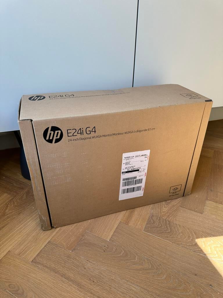 Monitor - HP E24i G4 - Nieuw in doos, Computers en Software, Monitoren, Ophalen, IPS, Full HD, Zo goed als nieuw
