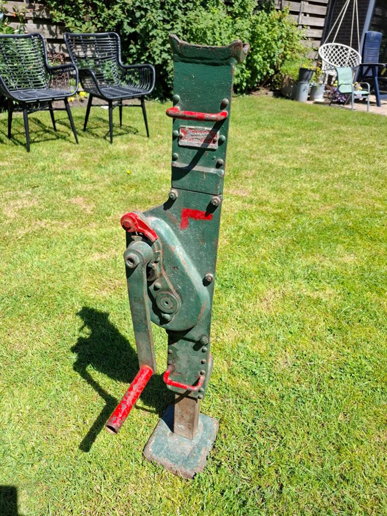 Vintage Janson Krik Rotterdam-Holland - Mechanische, Auto diversen, Krikken, Ophalen, Gebruikt, Mechanisch, Schaarkrik