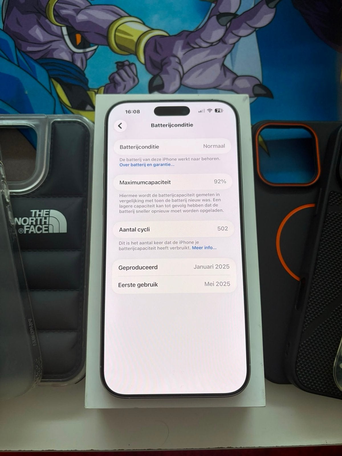 iPhone 16 Pro Max 256 GB - 92% Batterijconditie, Telecommunicatie, Mobiele telefoons | Apple iPhone, Zo goed als nieuw, 256 GB