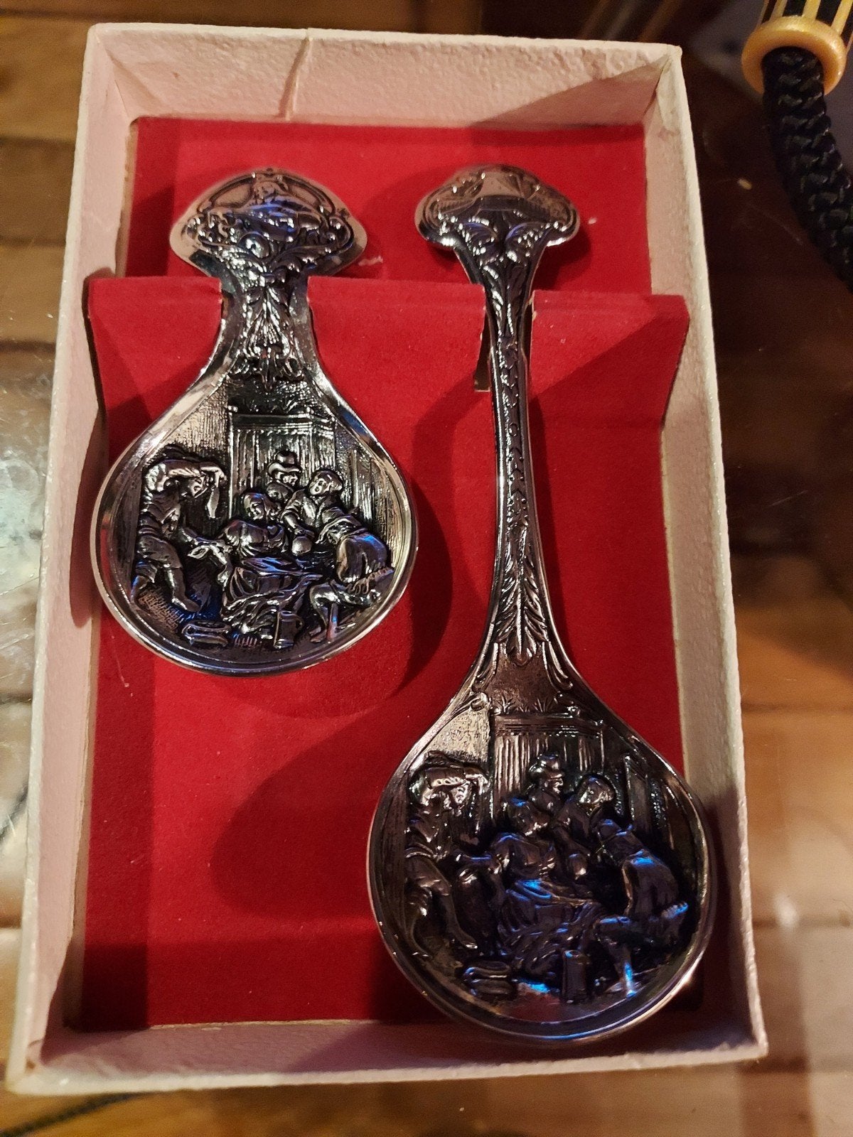 Nostalgische Van Nelle theeduim en suikerschep Jaren80, Ophalen of Verzenden