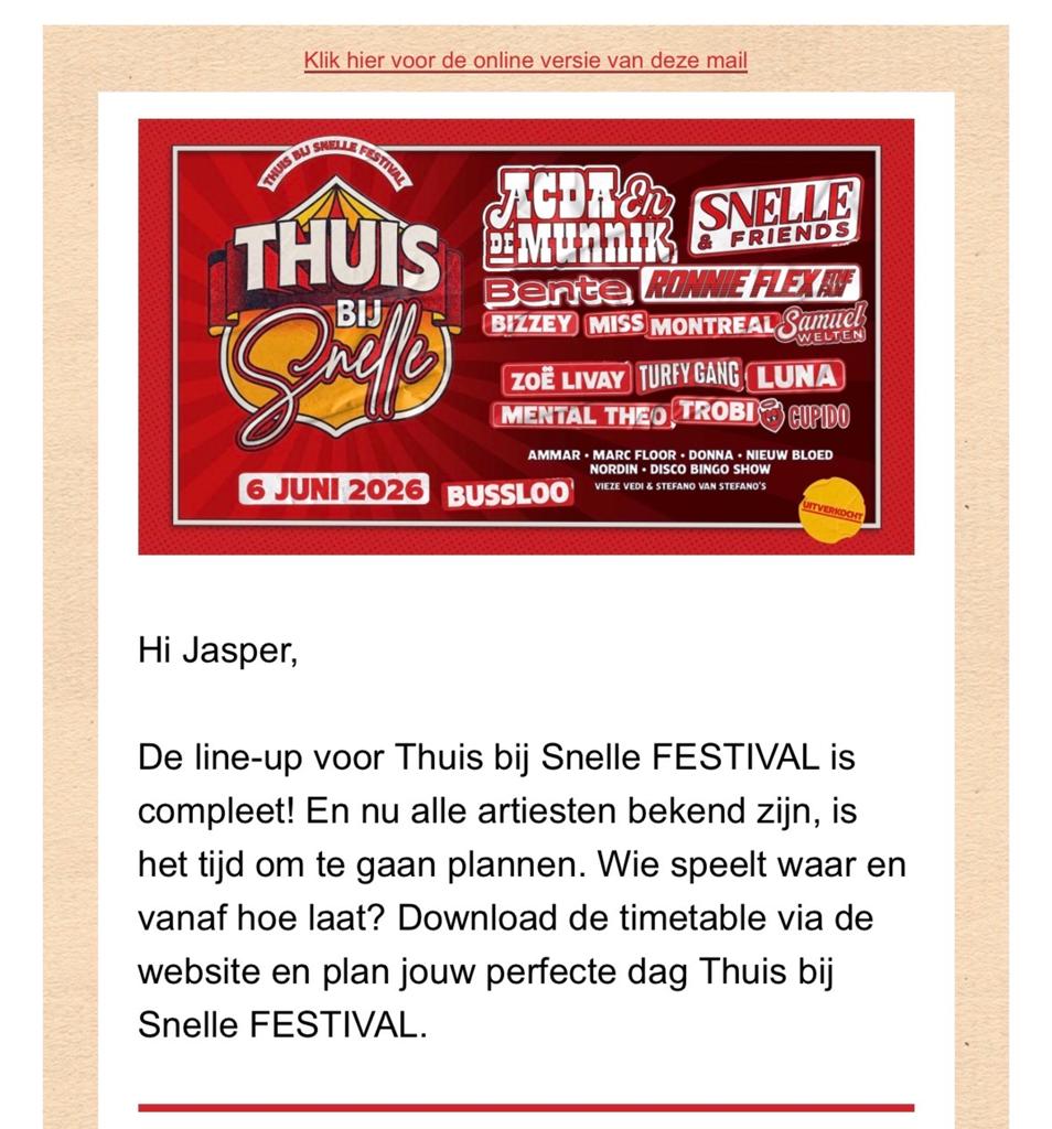 Tickets Snelle festival 6 juni, Tickets en Kaartjes, Twee personen