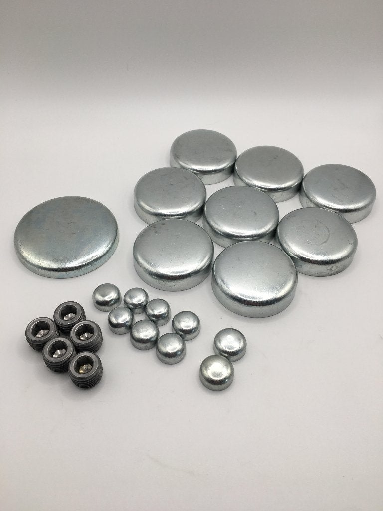 Te koop vriesdoppen set staal chevrolet/gmc 350, Ophalen of Verzenden