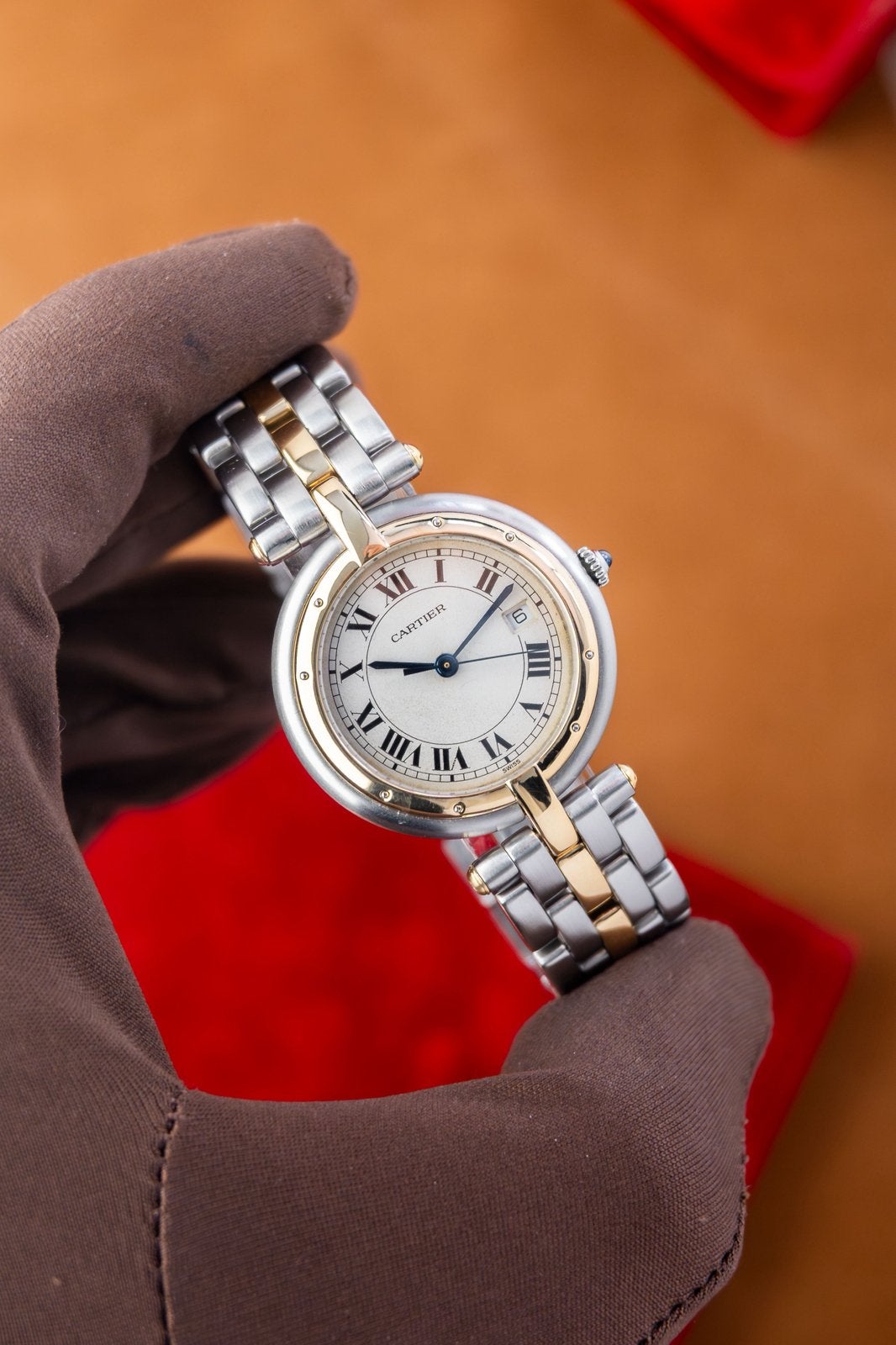 Cartier Panthère Ronde ‘Large’ Ref. 8396 | 18K Goud, Overige merken, Staal, Polshorloge, Ophalen of Verzenden