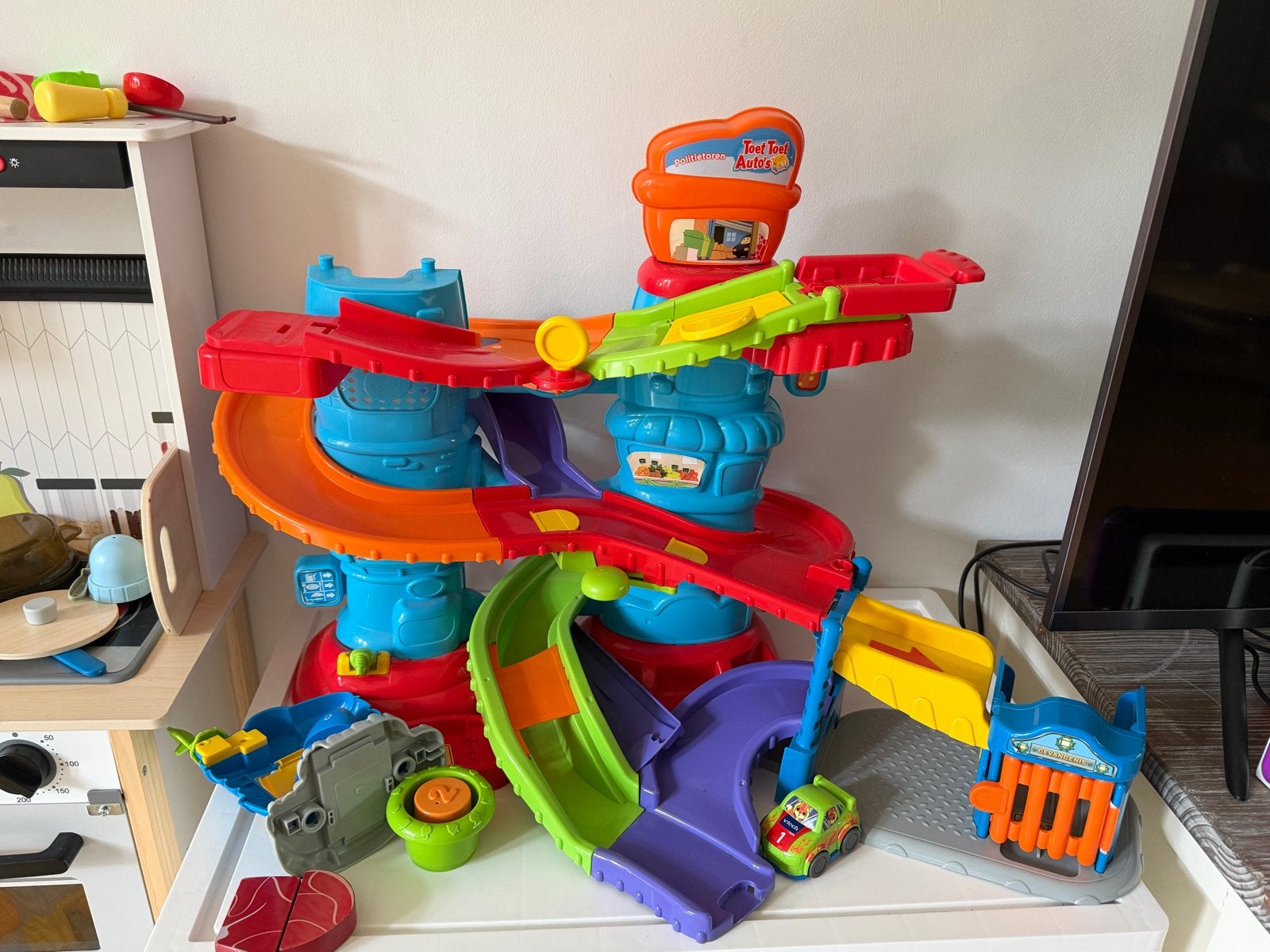 VTech Toet Toet Auto's Garage Speelset, Ophalen of Verzenden, Gebruikt, 6 maanden tot 2 jaar
