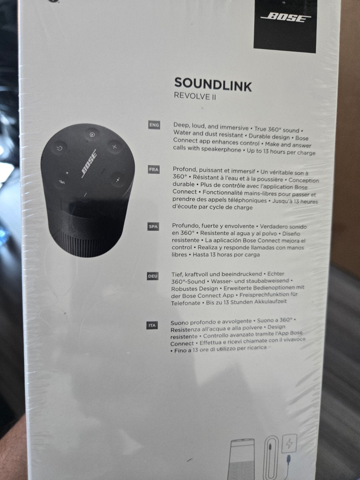 Bose SoundLink Revolve II Gesealed!, Nieuw, Draagbare speaker, Bose, Minder dan 60 watt