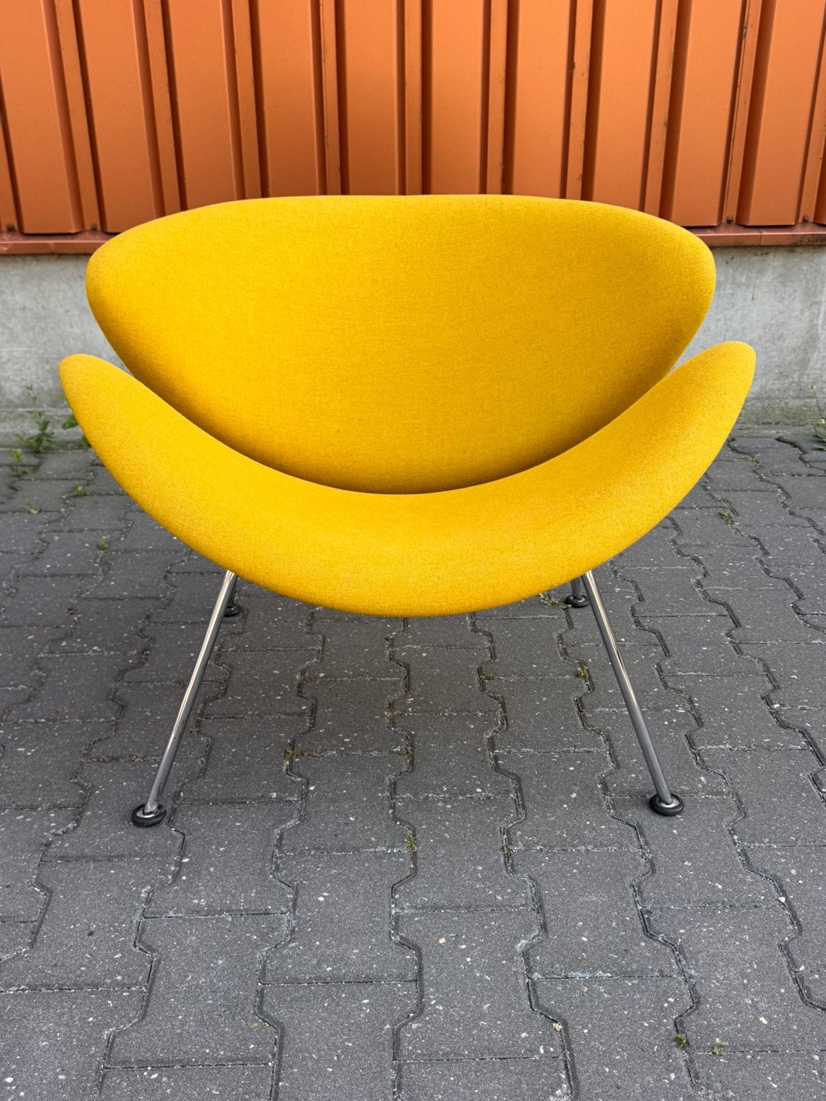 Artifort Orange slice fauteuil F437 - Pierre Paulin, Huis en Inrichting, Fauteuils, Ophalen, Luxe design, 75 tot 100 cm, Zo goed als nieuw