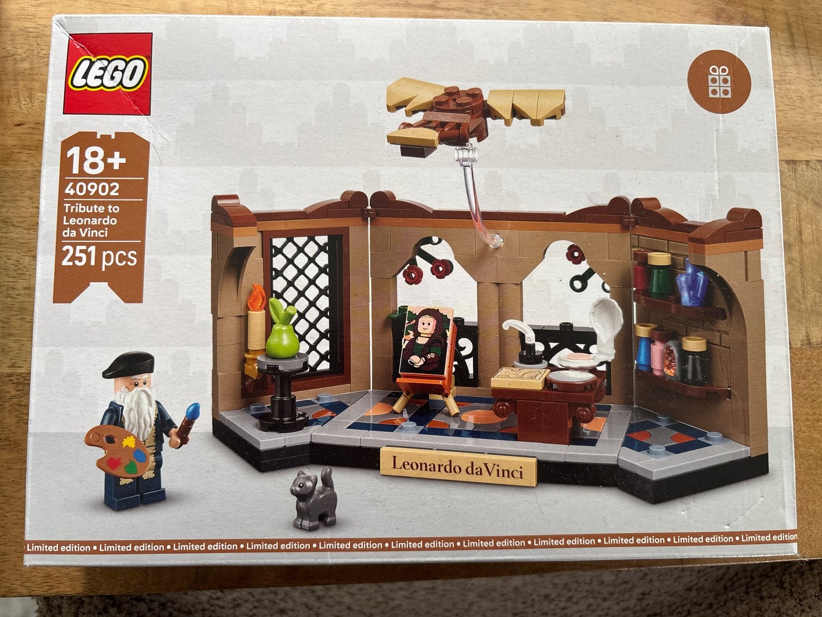 LEGO 40902 Eerbetoon aan Leonardo da Vinci NIEUW, Ophalen, Nieuw, Overige merken