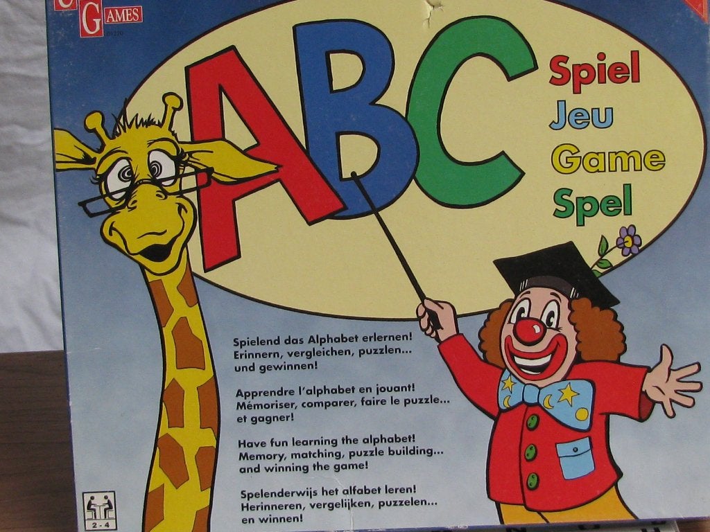 la.b.c spel, Ophalen, Gebruikt, Taal en Lezen