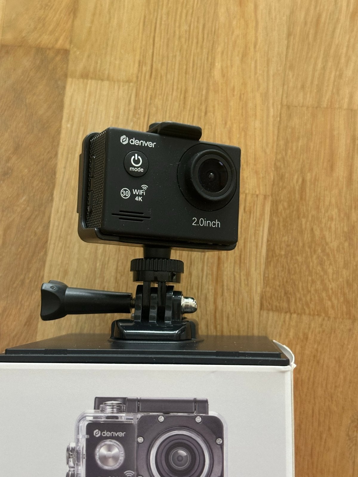 **als nieuw** Denver ACK-8064 4K Action Camera met WiFi, Ophalen of Verzenden, Zo goed als nieuw, Overige merken