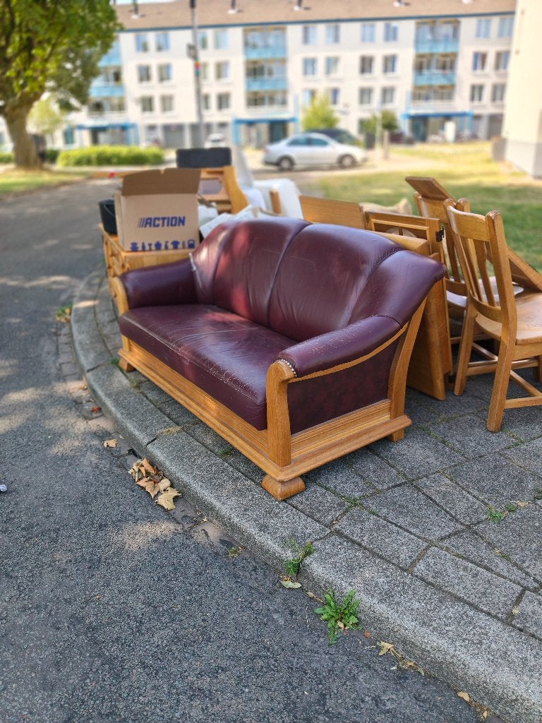 Bank, Antiek en Kunst, Antiek | Meubels | Stoelen en Banken, Ophalen