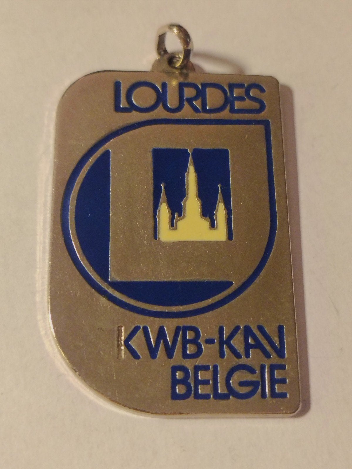 Lourdes (sleutel)hanger, Ophalen of Verzenden, Zilver, Overige materialen