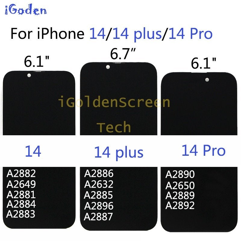Rahim Telecom iPhone 14 Scherm incl monteren GARANTIE, Telecommunicatie, Mobiele telefoons | Toebehoren en Onderdelen, Ophalen