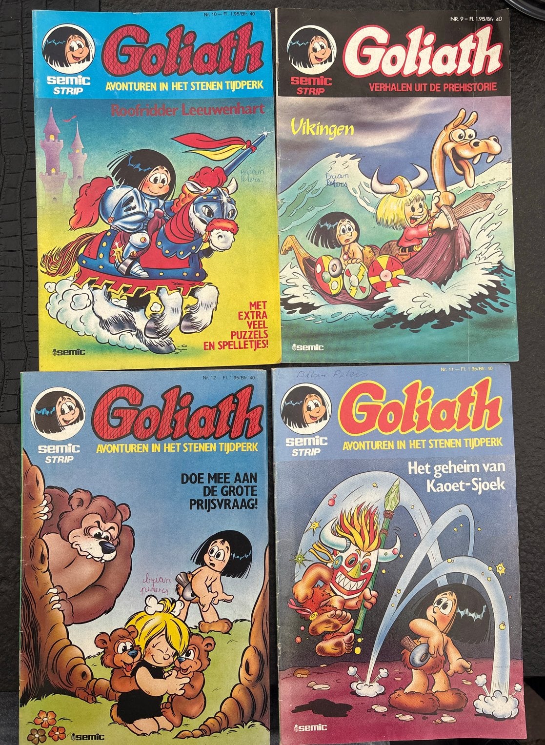 Goliath en BamBam stripboeken - 8 stuks, Meerdere stripboeken, Ophalen of Verzenden, Gelezen