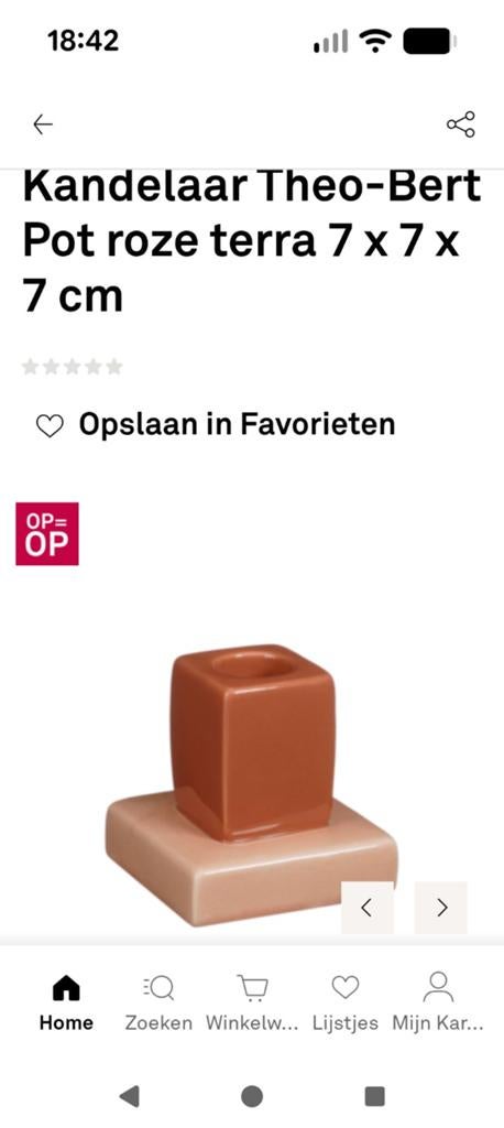 Te koop gevraagd: kandelaars van Theo Bert Pot (Karwei), Ophalen of Verzenden, Overige materialen, Minder dan 25 cm