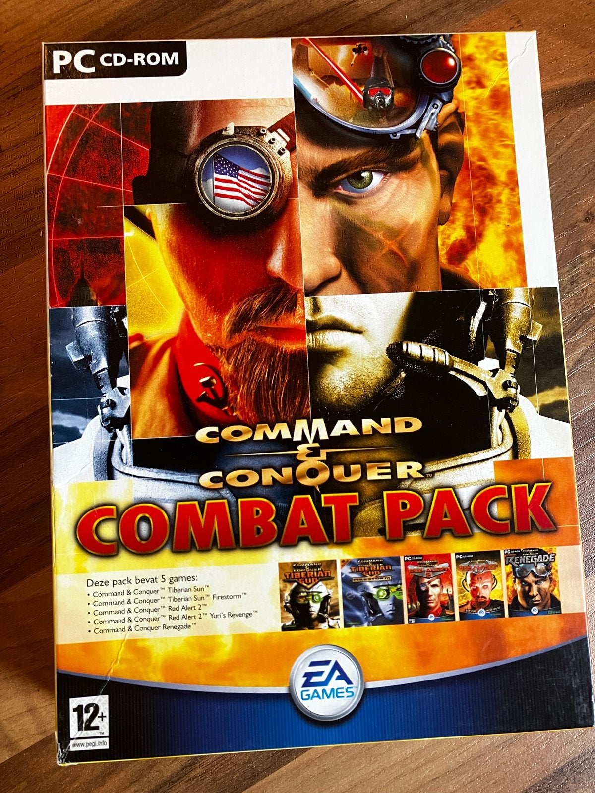 Big box Command & Conquer Combat Pack PC CD-ROM (5 spellen), Gebruikt, Eén computer, Ophalen of Verzenden, 3 spelers of meer