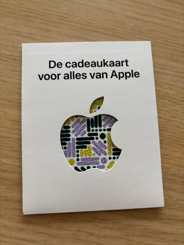 Apple cadeaukaart/Apple gift card (250€), Tickets en Kaartjes, Eén persoon, Cadeaubon