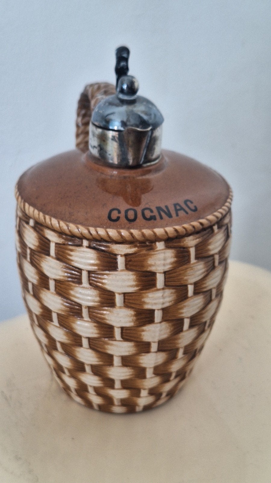 Antiek cognac kruikje karaf 1880, Ophalen