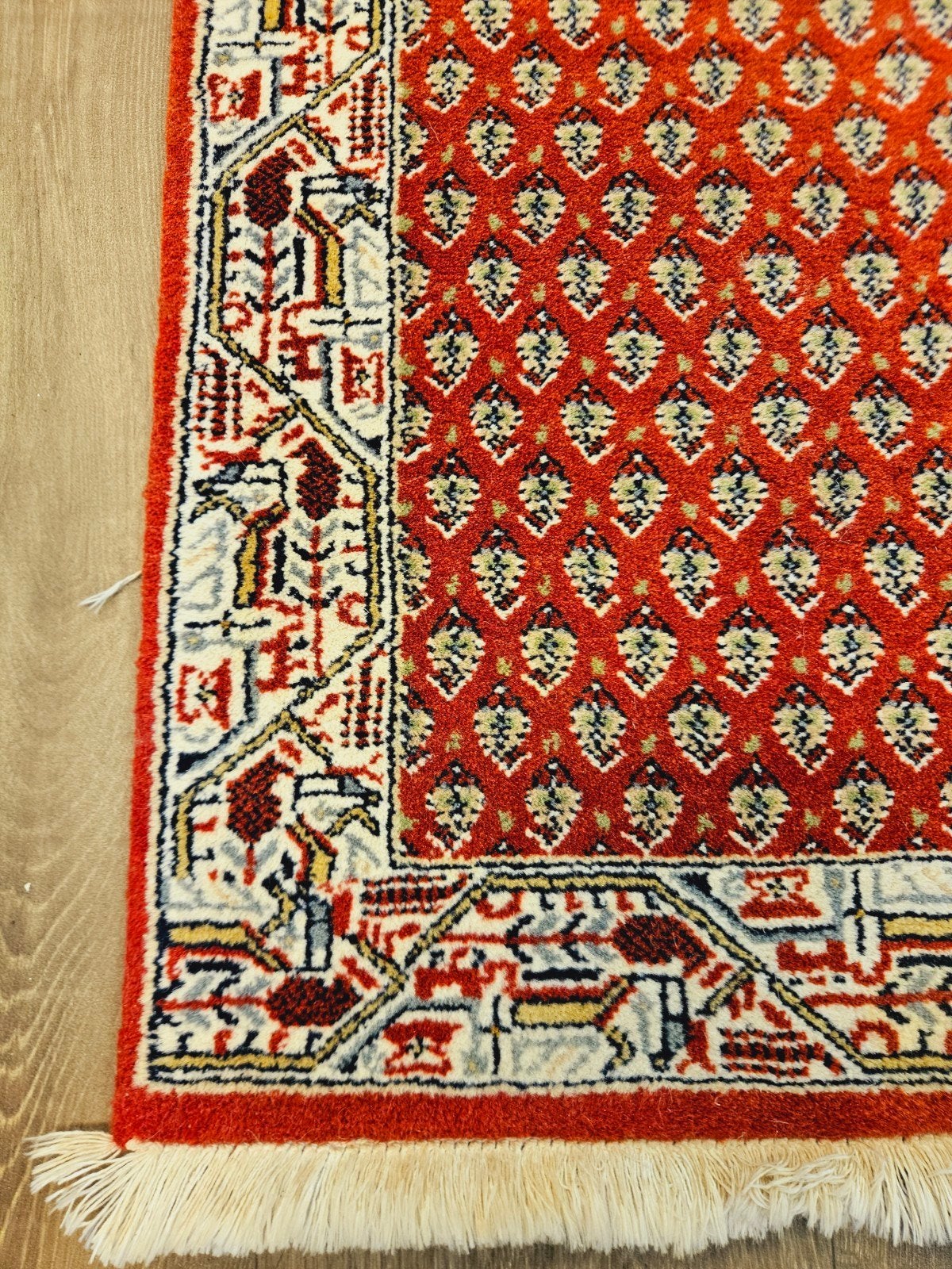 Perzisch Handgeknoopt Tapijt. Prachtige kleuren en patronen!, 100 tot 150 cm, Perzisch, Zo goed als nieuw, Rechthoekig