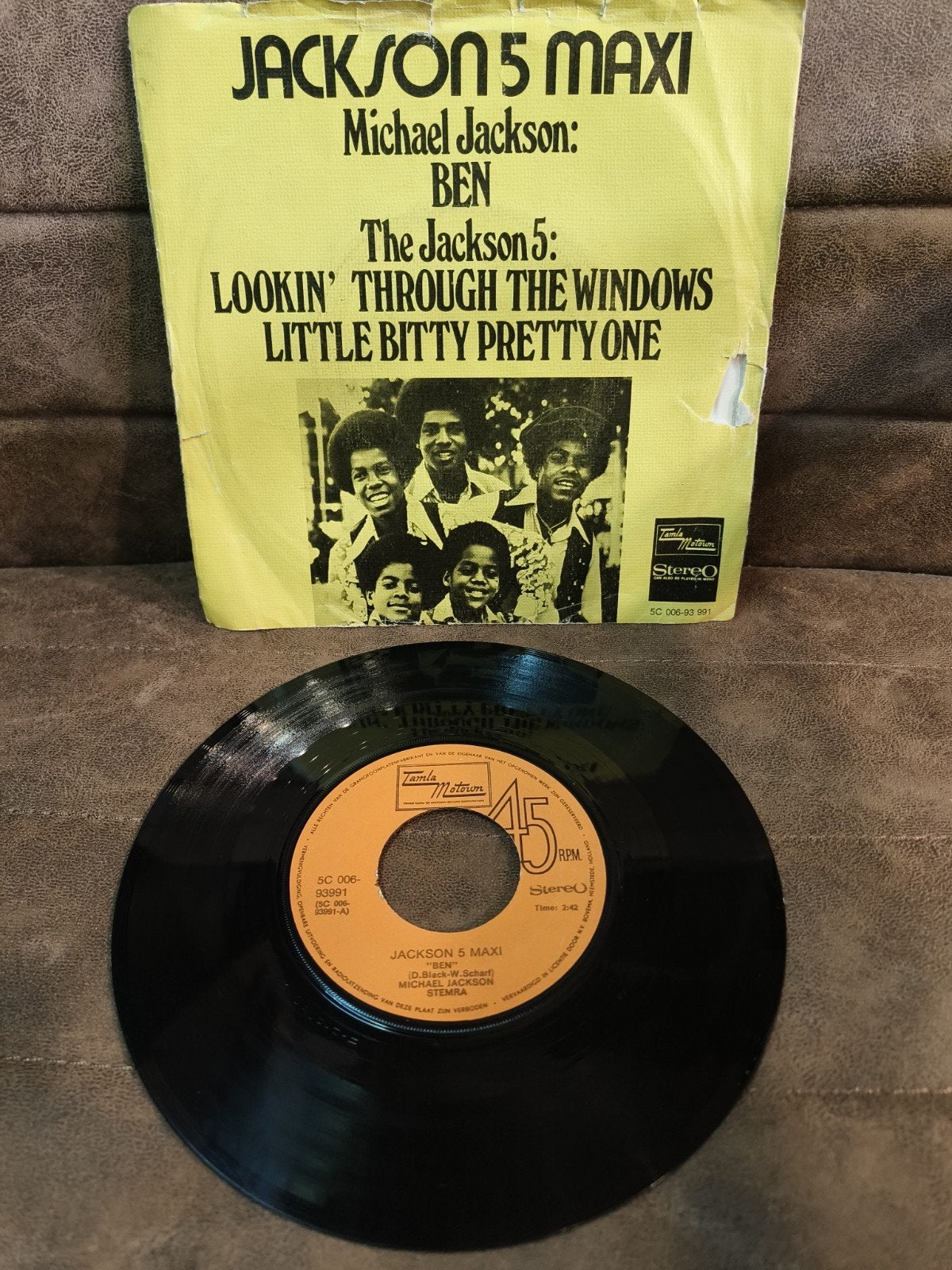 Jackson 5 Maxi - Ben / Lookin' Through The Windows, Gebruikt, 7 inch, Pop, EP