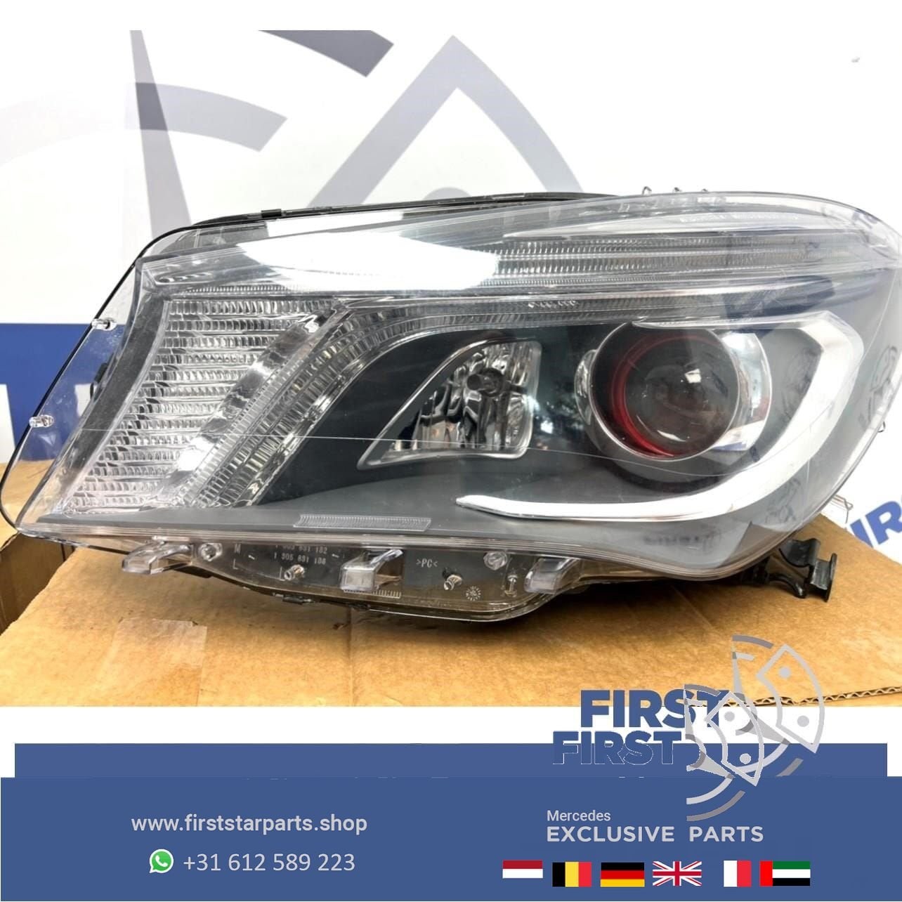 W117 X117 CLA ILS BIXENON LED Koplamp LINKS Mercedes 2013-20, Gebruikt, -, Ophalen of Verzenden, -