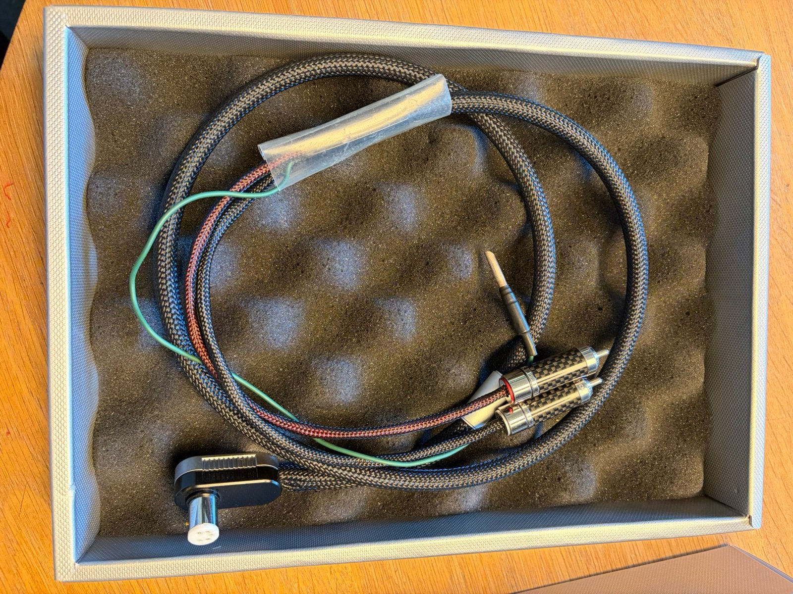 Furutech Silver Arrows II - Phono Interlink - DIN / RCA, Audio, Tv en Foto, Ophalen of Verzenden, Gebruikt, Minder dan 2 meter