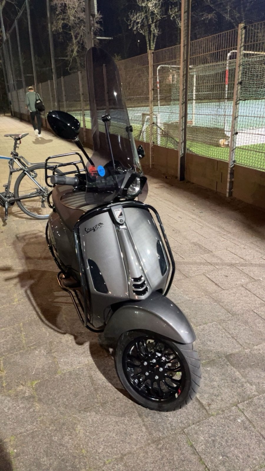 Vespa sprint 2022 - Porsche agaat grijs +-8000km, Ophalen, Gebruikt, Vespa S, 5 cc