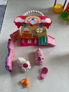 Vtech Zoef Zoef schoonheidssalon met Kaylee de kat, Ophalen, Zo goed als nieuw, 6 maanden tot 2 jaar