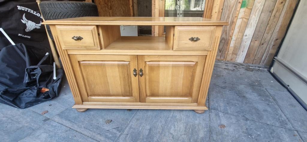 Houten kastje met lades en deurtjes, Ophalen, Gebruikt