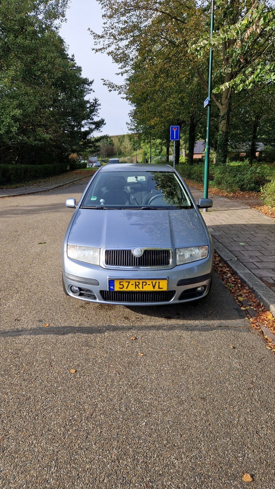 Skoda Fabia 1.4 74KW 2005 Grijs, Auto's, Voorwielaandrijving, 40 €/maand, Zwart, 4 cilinders