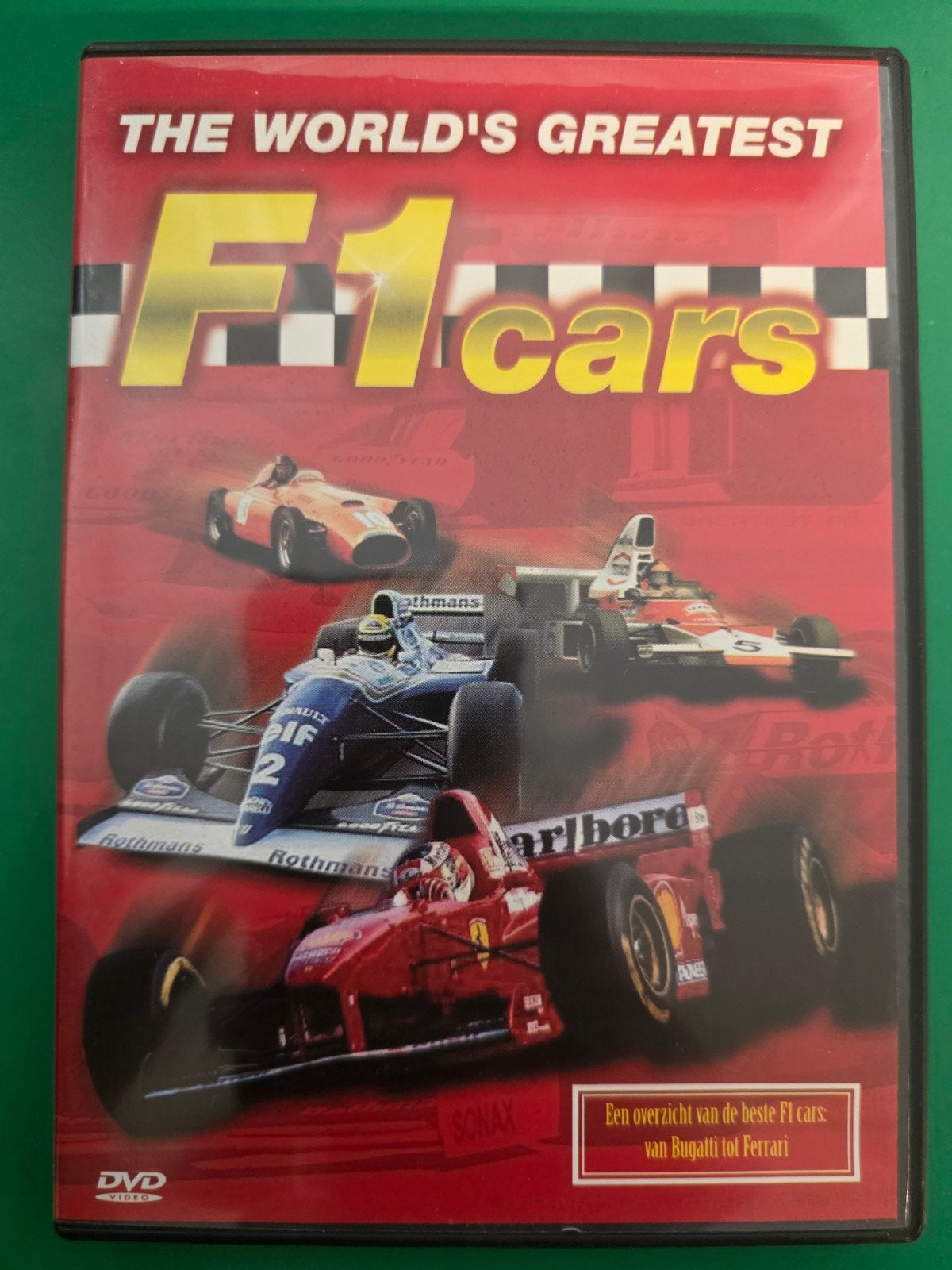 The World's Greatest F1 Cars DVD - Formule 1 Geschiedenis, Alle leeftijden, Ophalen of Verzenden, Gebruikt
