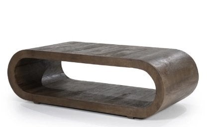 Salontafel Ellen Mangohout Bruin NU EXTRA VOORDELIG, Ophalen, 100 tot 150 cm, Bornsestraat 31, 50 tot 100 cm