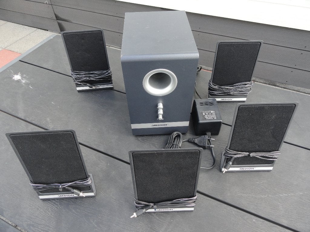Medion MD 85500 5.1 Luidspreker set, Ophalen of Verzenden, Zo goed als nieuw, Audiokanaal 5.1