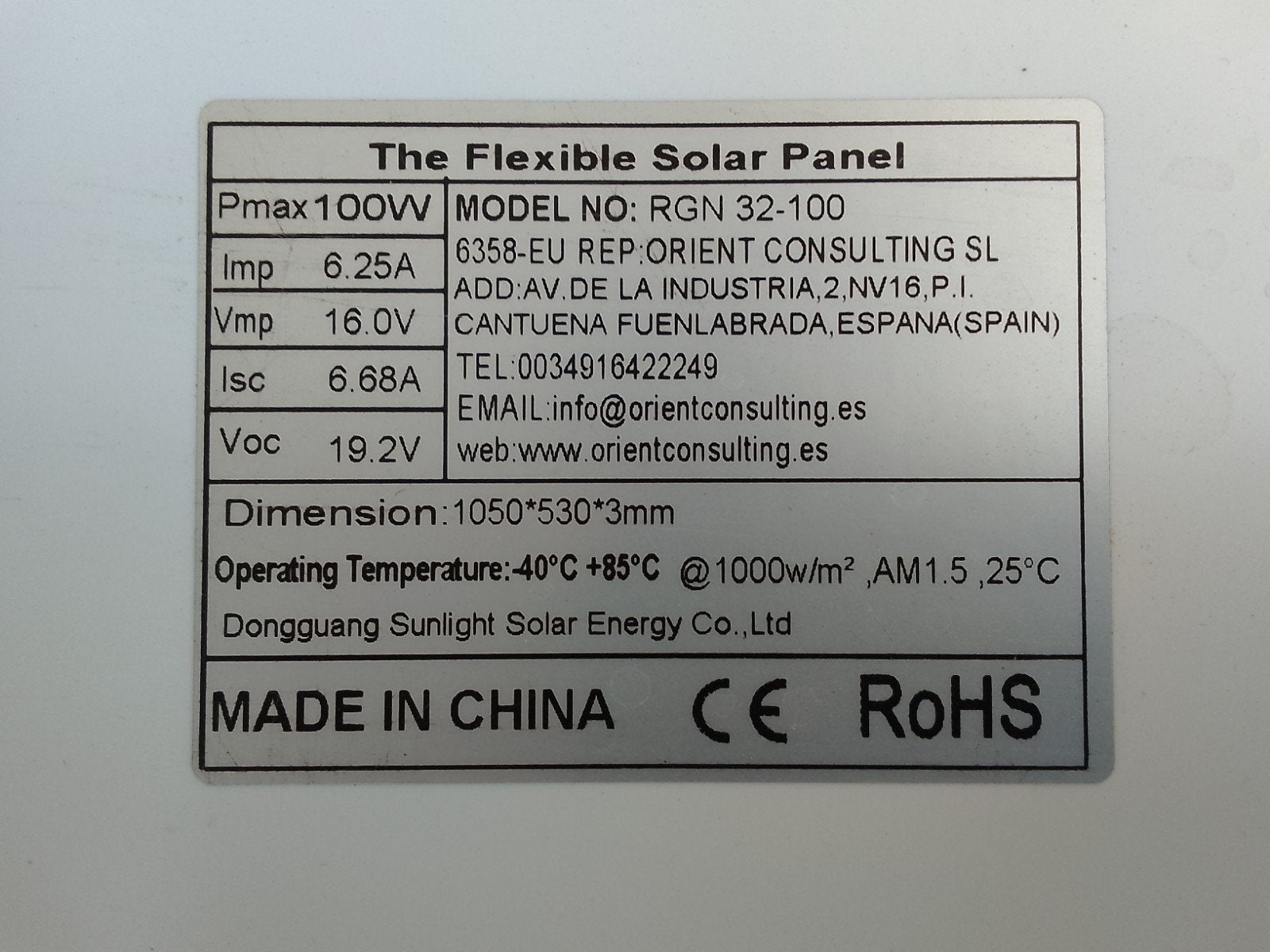 3 X Flexibel Zonnepaneel 100W - Ideaal voor Camper/Boot., Ophalen, Nieuw