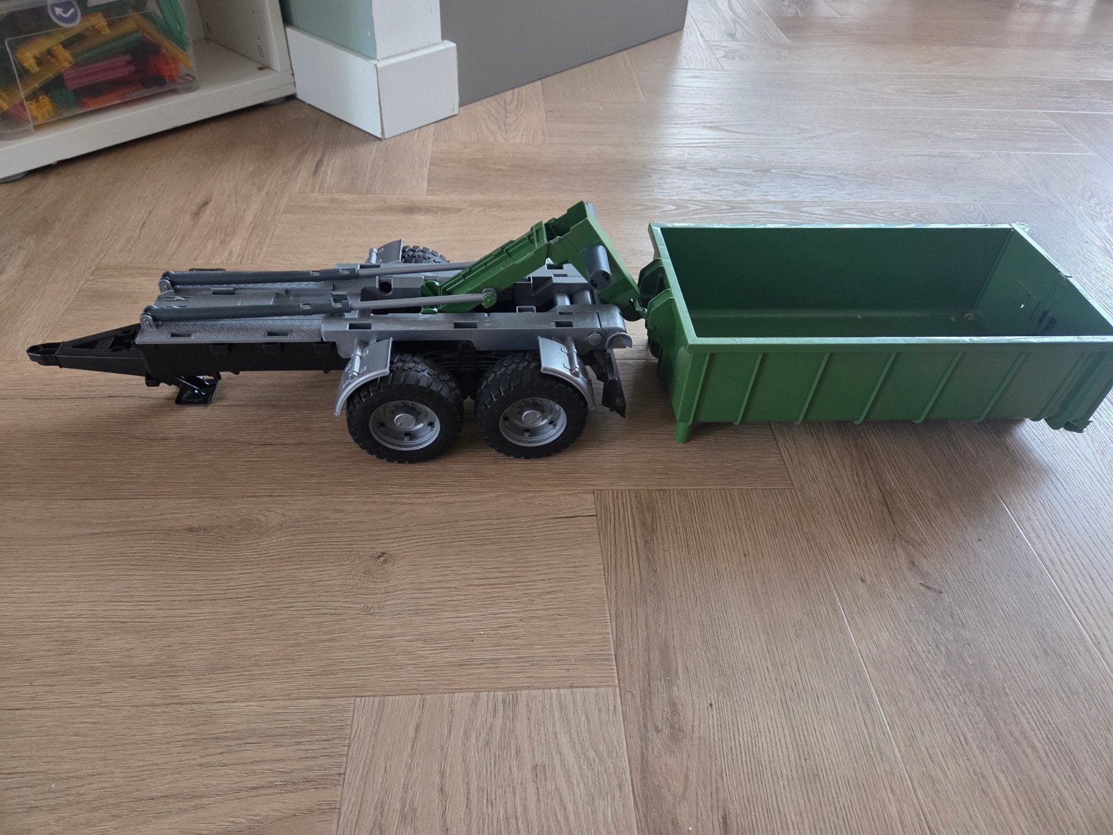 Bruder Aanhanger 2035 met Afneembare Container, Ophalen of Verzenden