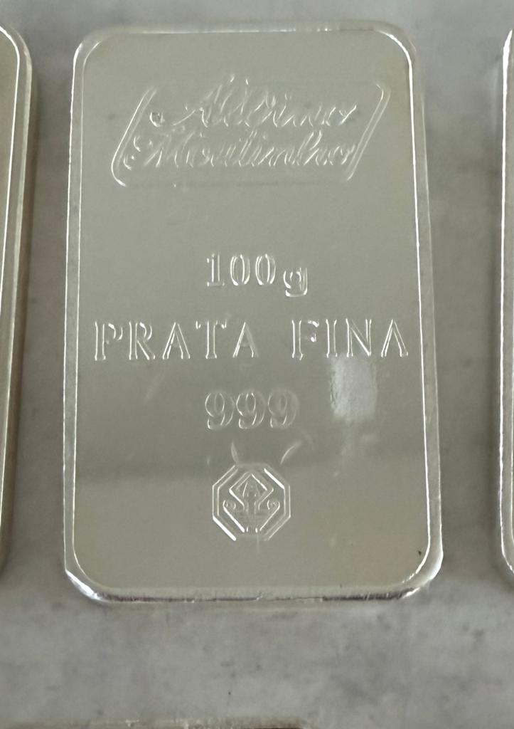 100 gram Zilver Albino Mouthina / Prata Fina / 999 zilver, Postzegels en Munten, Edelmetalen en Baren, Ophalen of Verzenden, Zilver