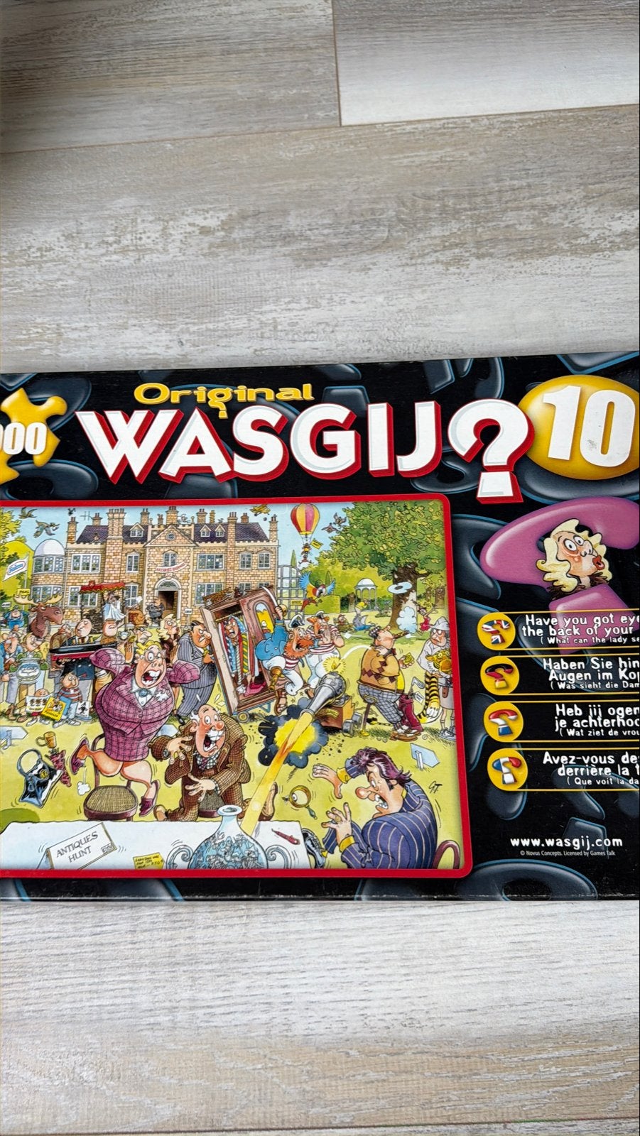 Wasgij Original 10 legpuzzel - Antiques Hunt, Ophalen of Verzenden, Gebruikt, Legpuzzel