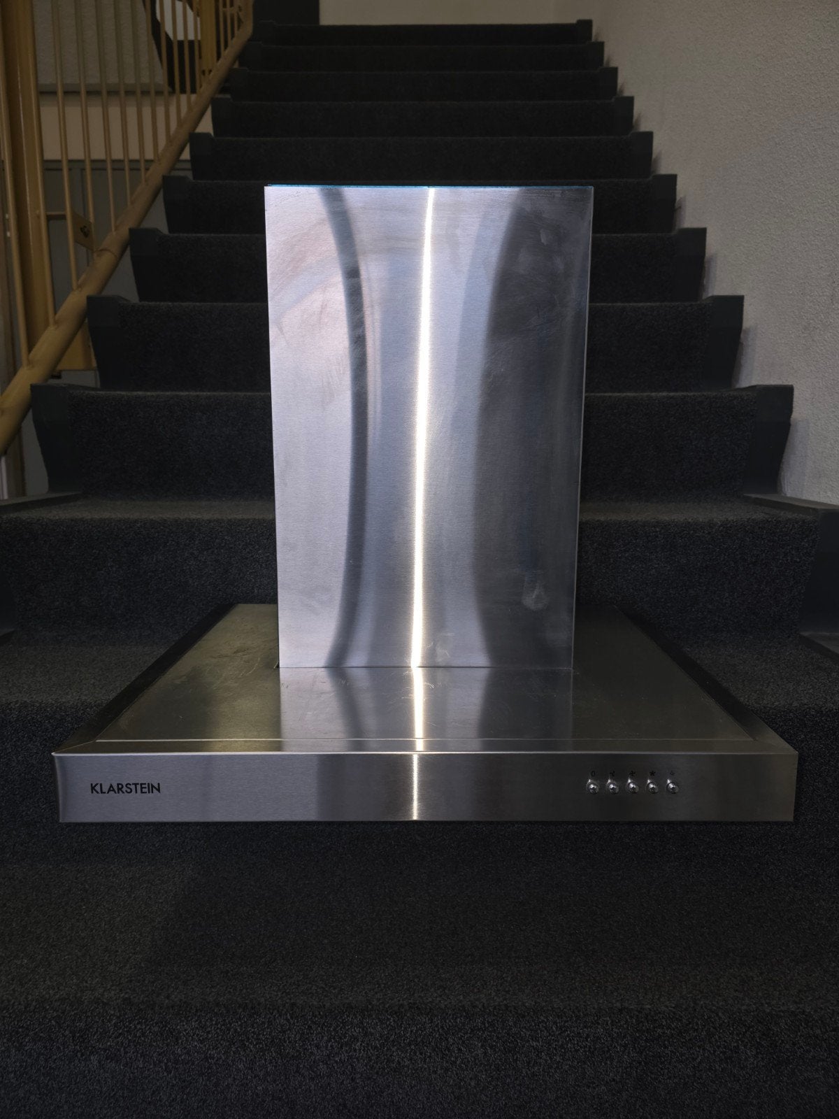 Klarstein Kastenwand Afzuigkap 60cm RVS, Ophalen, Onderbouw afzuigkap, Zo goed als nieuw, Inbouw