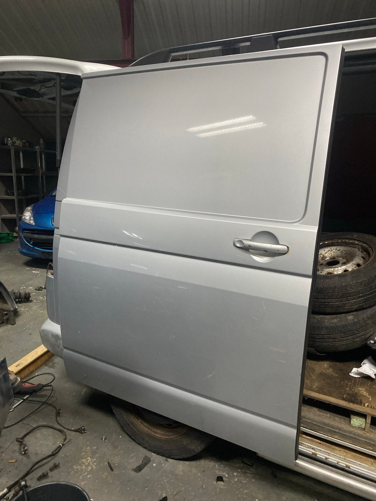 Volkswagen Transporter Schuifdeur Grijs - Nette Staat, Auto-onderdelen, Ophalen of Verzenden, Gebruikt, Volkswagen